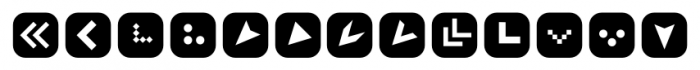 ClickBits ArrowPods2 Font LOWERCASE