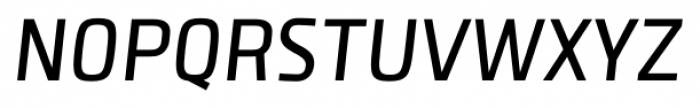 Clio Condensed Medium Italic Font UPPERCASE