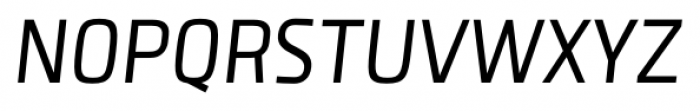 Clio Condensed Oblique Font UPPERCASE