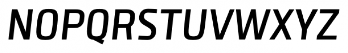 Clio Condensed SemiBold Italic Font UPPERCASE