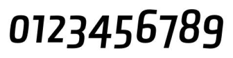 Clio Condensed SemiBold Oblique Font OTHER CHARS