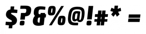 Clio Condensed UltraBlack Oblique Font OTHER CHARS