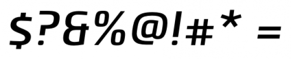 Clio XS  Medium Italic Font OTHER CHARS