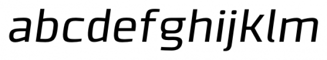 Clio XS  Regular Oblique Font LOWERCASE