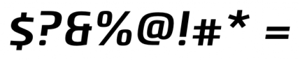 Clio XS  Semi Bold Italic Font OTHER CHARS