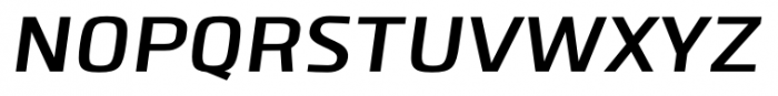 Clio XS  Semi Bold Italic Font UPPERCASE