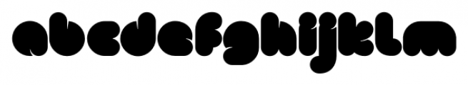 Clou Black Bold Font LOWERCASE