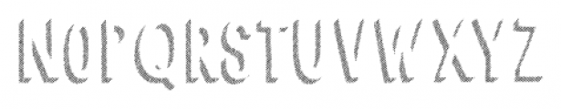Cluster Shadow 123 Font LOWERCASE