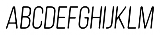 Clutch Sans Oblique Font UPPERCASE