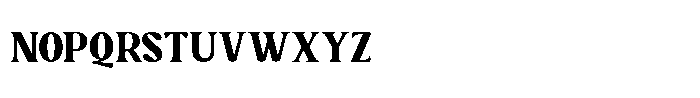 Claftig Font UPPERCASE