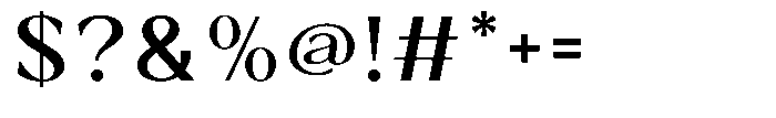 Clagio Bold Font OTHER CHARS
