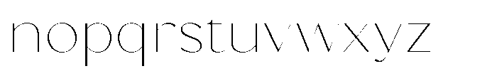 Clagio Light Font LOWERCASE