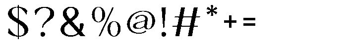 Clagio Semi Bold Font OTHER CHARS