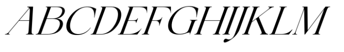 Claire Serif Italic Font UPPERCASE