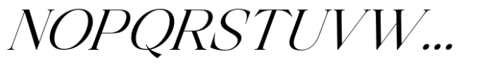 Claire Serif Italic Font UPPERCASE