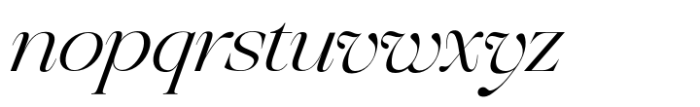 Claire Serif Italic Font LOWERCASE