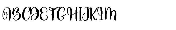 Clairmont Script Font UPPERCASE