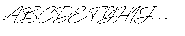 Clairou Handera Italic Font UPPERCASE