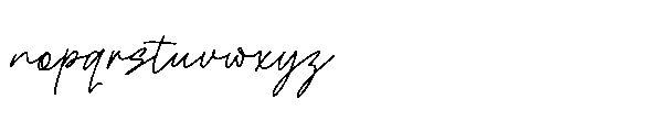 Clairou Handera Regular Font LOWERCASE