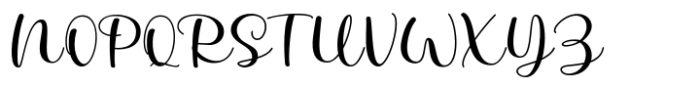 Clamaty Script Font UPPERCASE