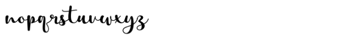 Clamaty Script Font LOWERCASE