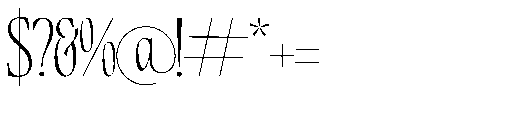 Clamofte Regular Font OTHER CHARS