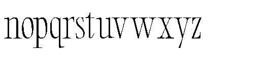 Clamofte Regular Font LOWERCASE