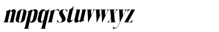 Clanera Italic Font LOWERCASE