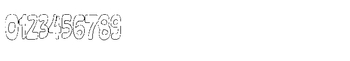 Claping Ballon Outline Font OTHER CHARS