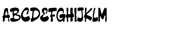 Claping Ballon Regular Font UPPERCASE