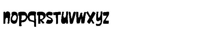 Claping Ballon Regular Font LOWERCASE