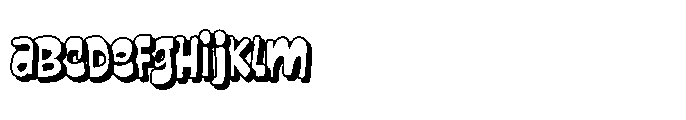 Claping Ballon Shadow FONT