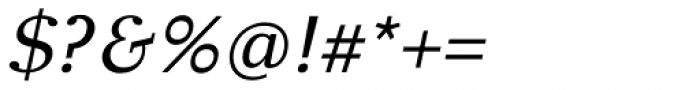 Clara Serif Italic Font OTHER CHARS