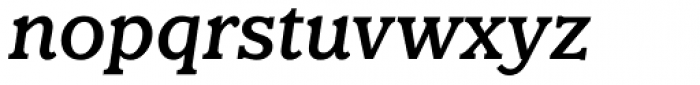 Claremont RR OSFigs Medium Italic Font LOWERCASE