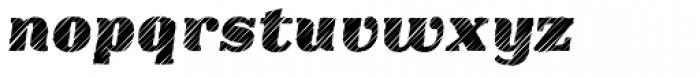Clarenta 4F Strike Black Italic Font LOWERCASE