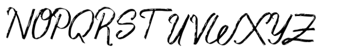Clarezon Brush Font UPPERCASE
