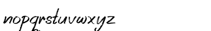 Clarezon Brush Font LOWERCASE
