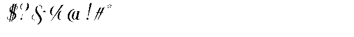 Claricia Italic Font OTHER CHARS