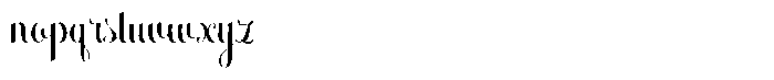 Claricia Regular Font LOWERCASE