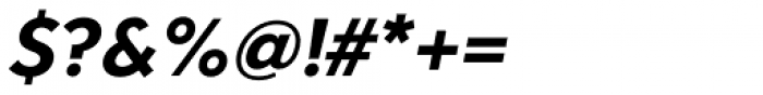 Clarika Geometric Bold Italic Font OTHER CHARS