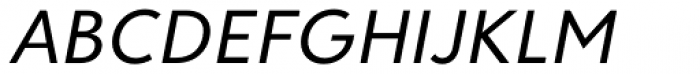 Clarika Geometric Italic Font UPPERCASE