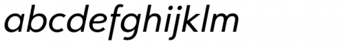 Clarika Geometric Italic Font LOWERCASE