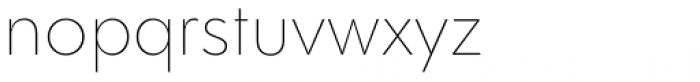 Clarika Geometric Thin Font LOWERCASE