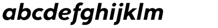 Clarika Grotesque Bold Italic Font LOWERCASE