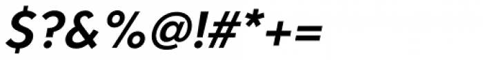 Clarika Office Geometric 2 Bold Italic Font OTHER CHARS