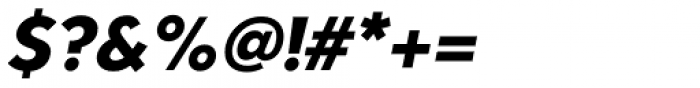 Clarika Office Geometric 4 Bold Italic Font OTHER CHARS