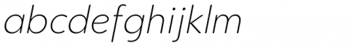 Clarika Office Geometric 5 Italic Font LOWERCASE