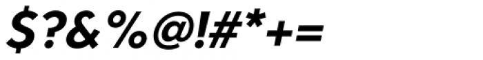 Clarika Office Geometric Bold Italic Font OTHER CHARS