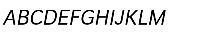 Clarina Sans Italic Font UPPERCASE