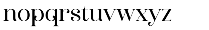 Clarine Regular Font LOWERCASE